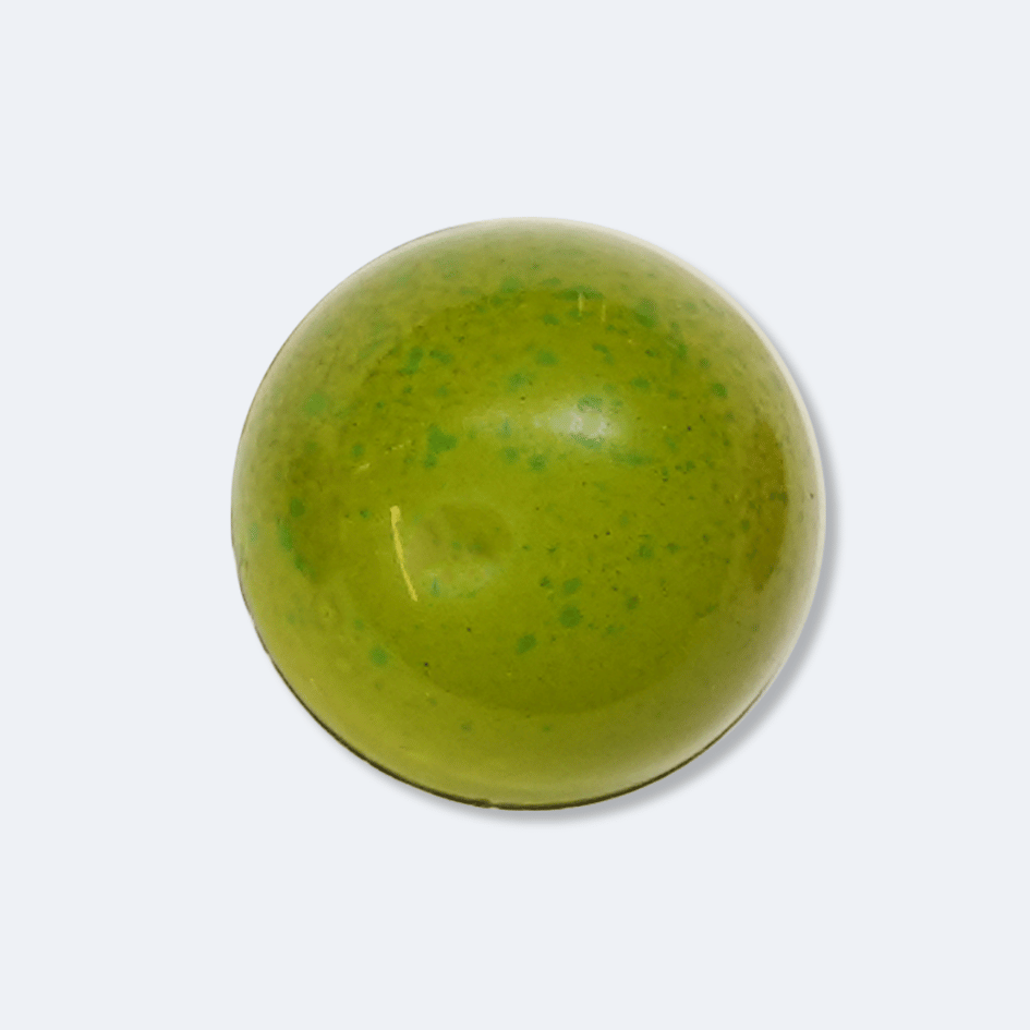 Passion fruit jelly with Pistachio crunchy ganache