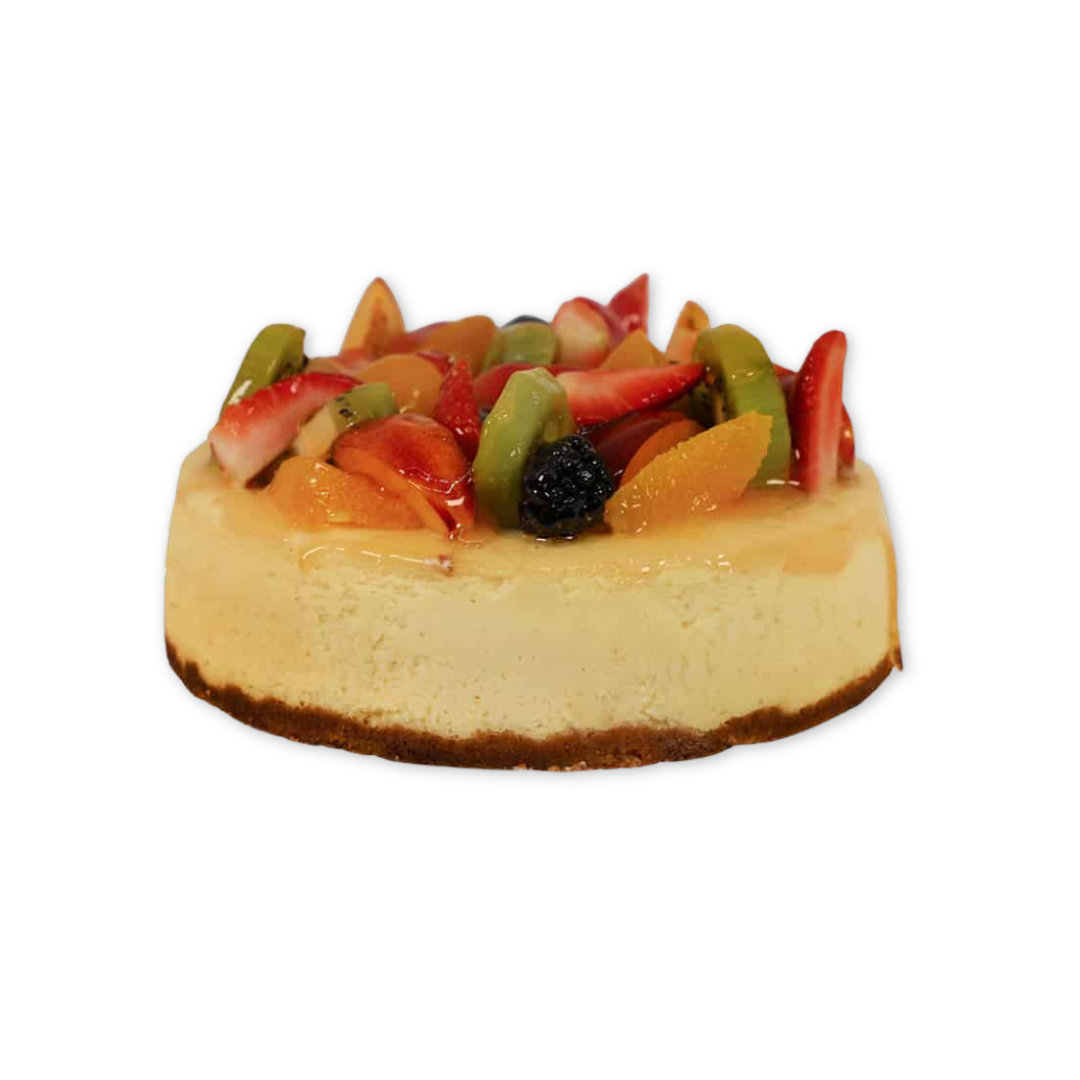 Local Farm Seasonal Fresh Fruit Vanilla Bean Cheesecake