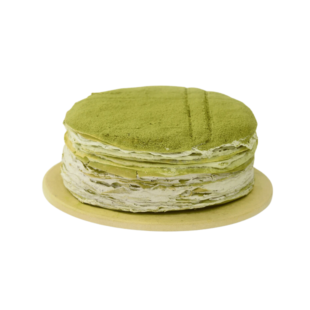 Matcha Green Tea Mille Crepe-8in