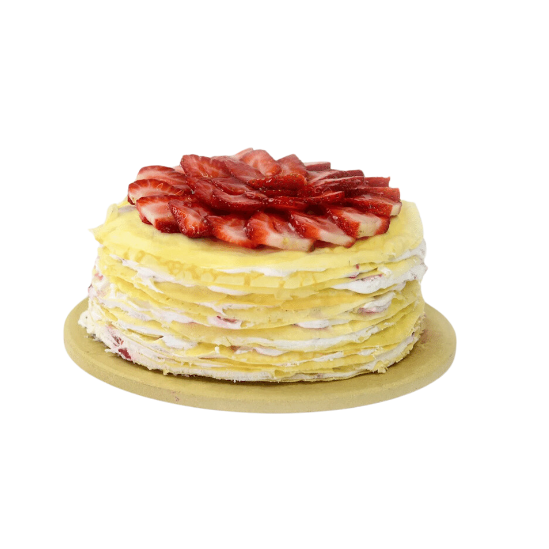 Strawberry Mille Crepe-8in