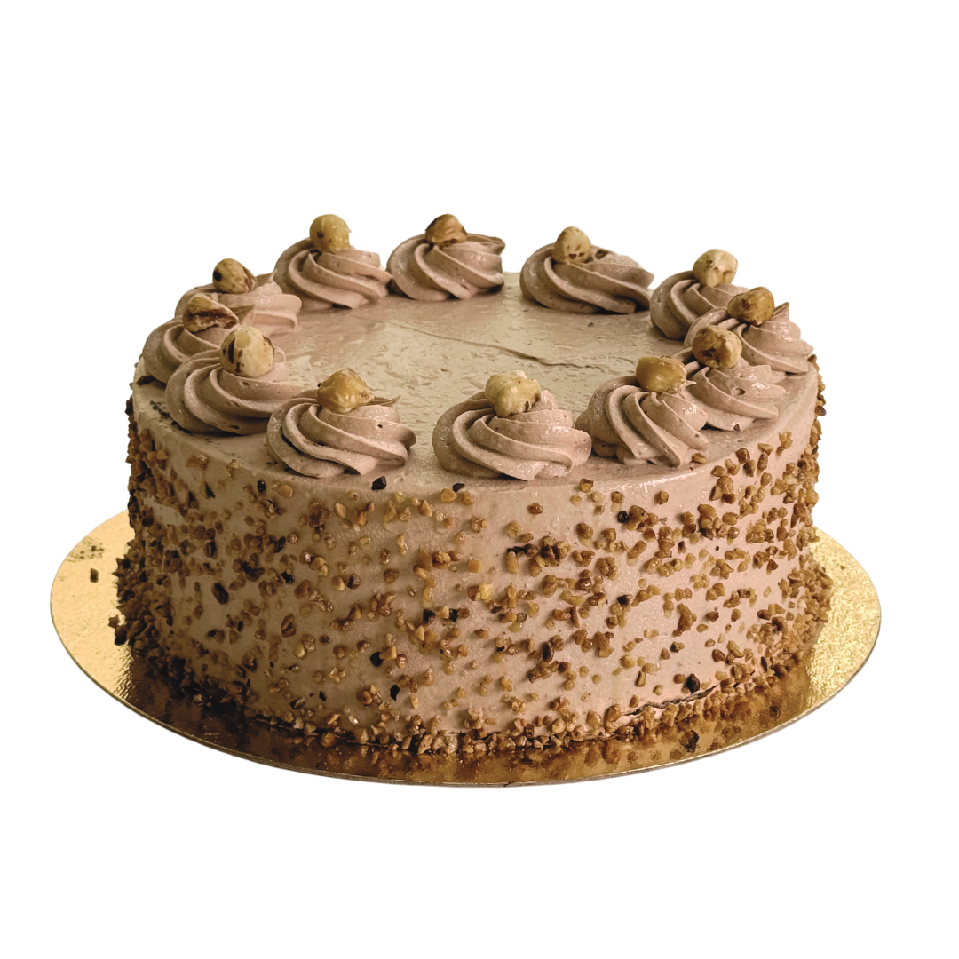 Hazelnut Crunch Buttercream Cake