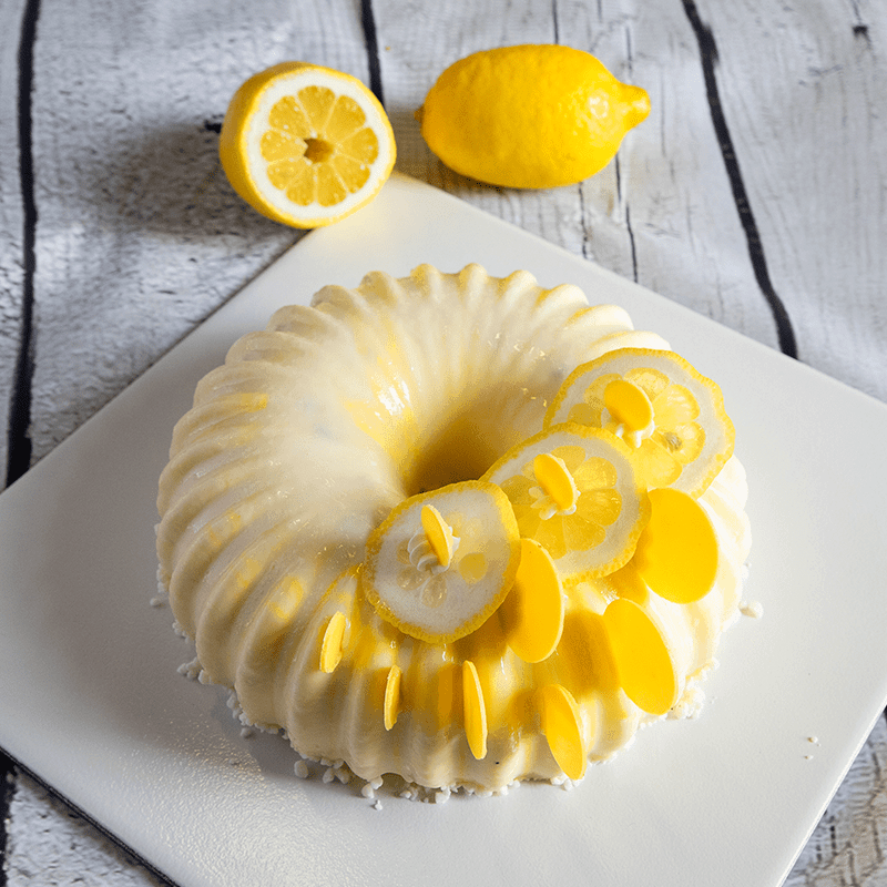 Lemon Kissed White Chocolate Cake 8 Inch